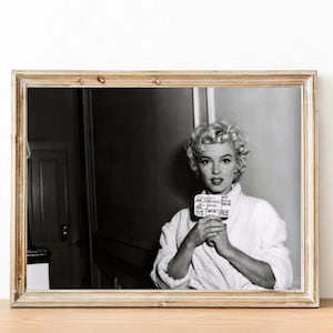 Fotografia vintage di Marilyn Monroe - arte murale retrò - stampa fotografica di Marilyn Monroe - vecchi poster di Hollywood - idee regalo per inaugurazione della casa