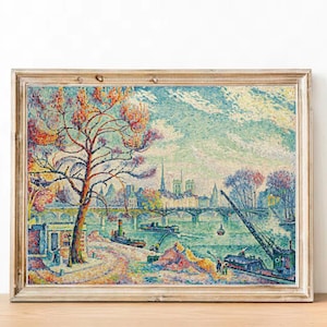 Paul Signac: Pont Des Arts, Paris - French Impressionist Art Print