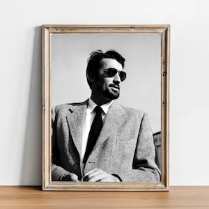 Gregory Peck vintage photograph - retro wall art - Gregory Peck photo print - Old Hollywood elegant posters - Housewarming gift ideas