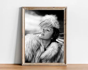 Gloria Swanson Vintage Photograph - Classic Hollywood Movie Poster