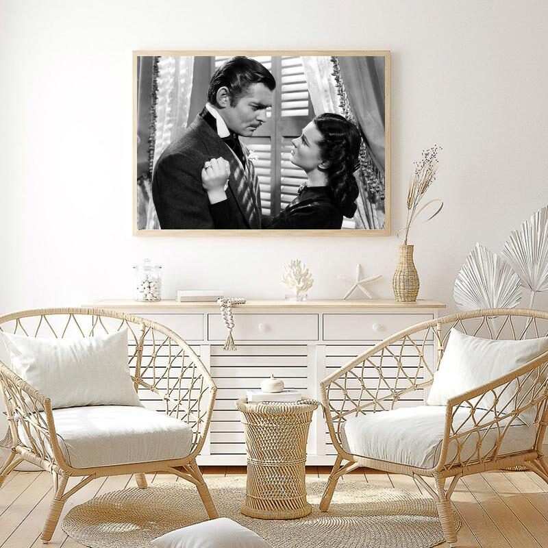 ヴィヴィアン・リーとクラーク・ゲーブルのヴィンテージ写真 - 風