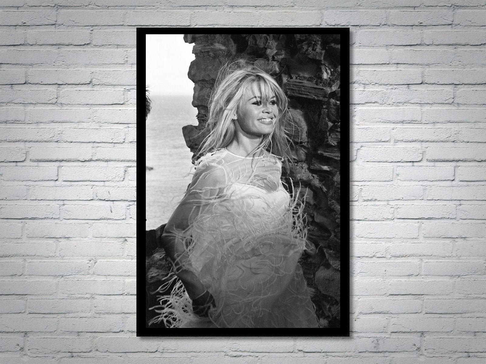ブリジット・バルドーのヴィンテージ写真プリント - クラシックな