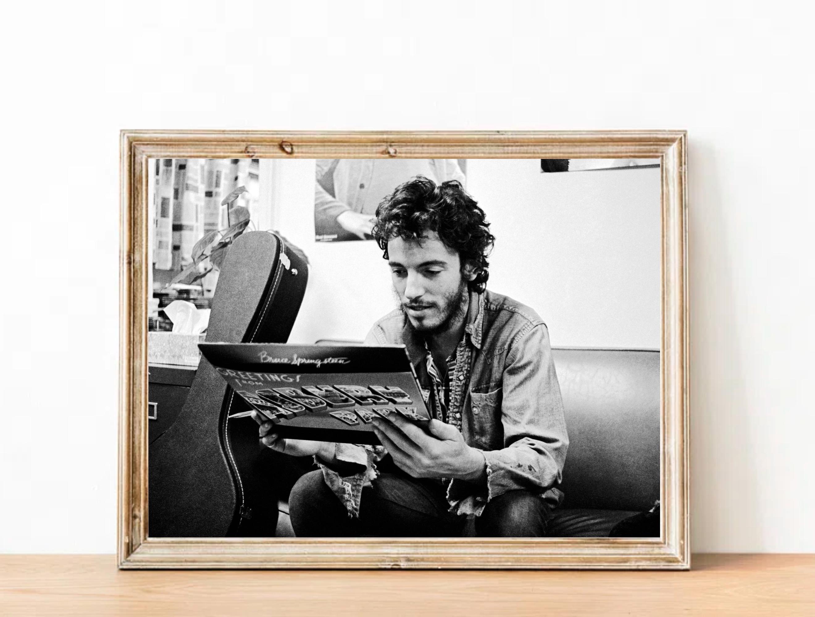 Bruce Springsteen vintage photograph - retro wall art - Bruce Springsteen photo print - music posters - anniversary gifts - fashion icons
