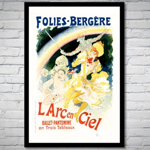 Vintage Poster - Eklektische Kunstdrucke - Jules Chéret french affiche - antike Kunstwerke - Jugendstil Wandbilder