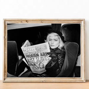Debbie Harry vintage photograph - retro wall art - Debbie Harry photo print - Live music poster - anniversary gift ideas - housewarming gift
