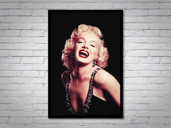 Wall Décor Photographs Marilyn Monroe photo print retro wall art ...
