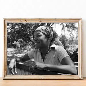 Maya Angelou Vintage Photograph - Inspirational Art Poster
