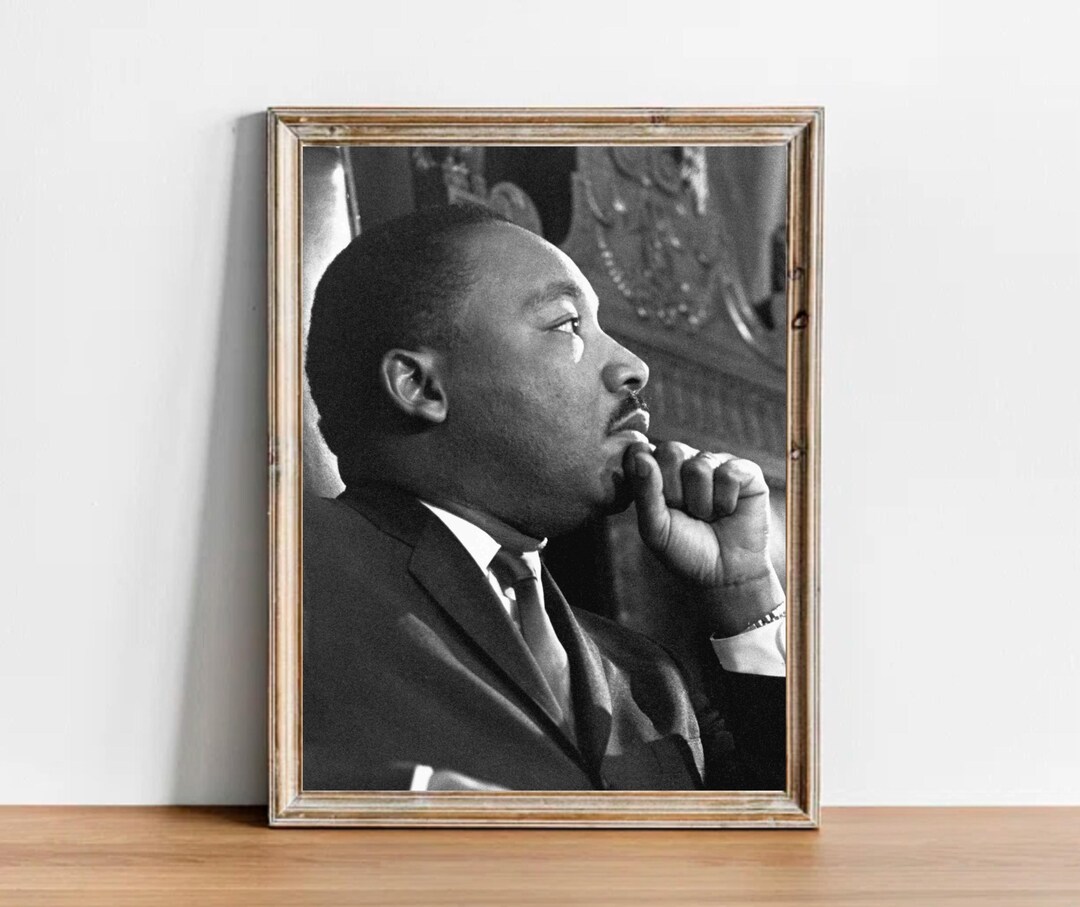 Vintage Martin Luther King Jr Photograph - Inspirational Art Poster - Etsy