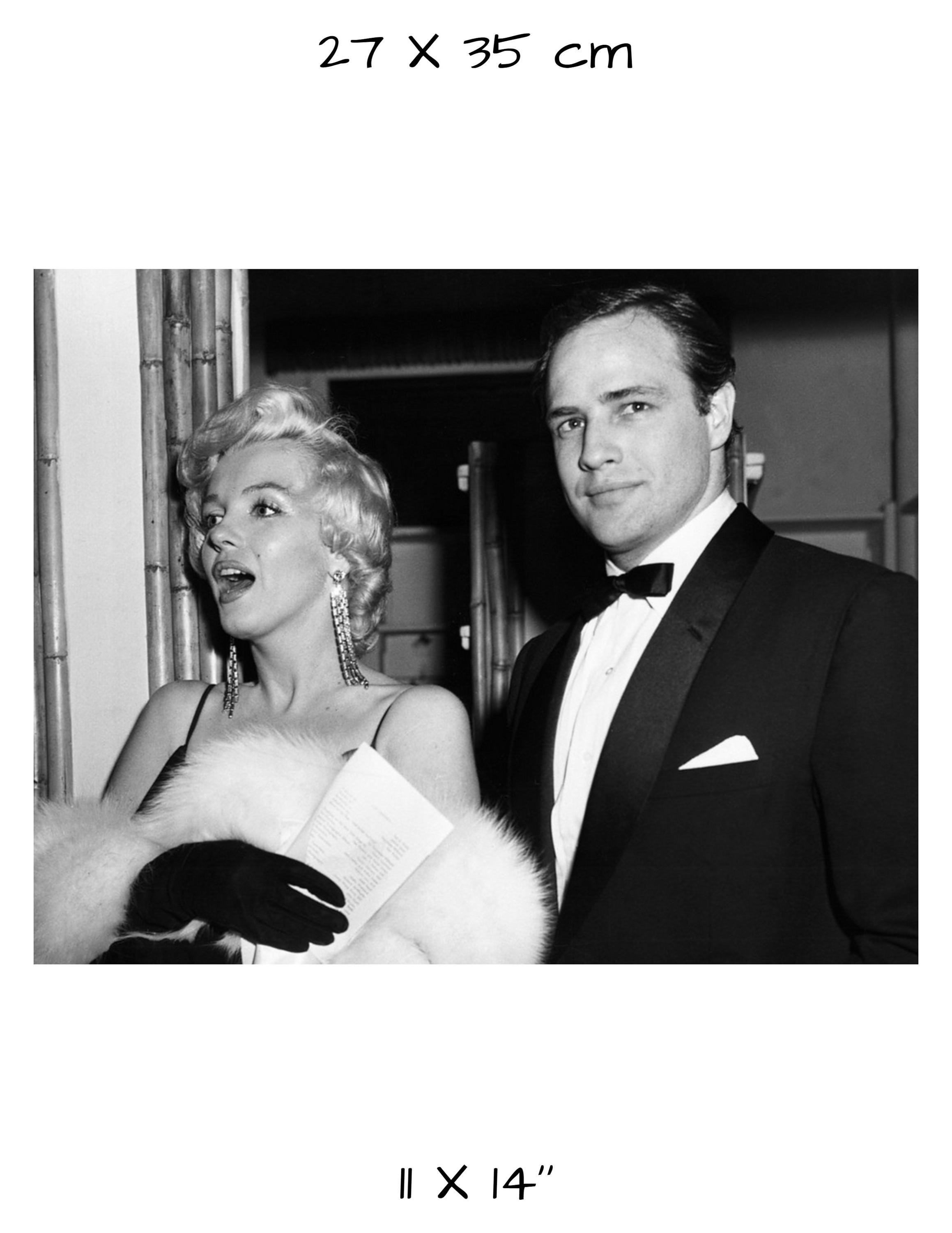 マリリン・モンローとマーロン・ブランドのヴィンテージ写真