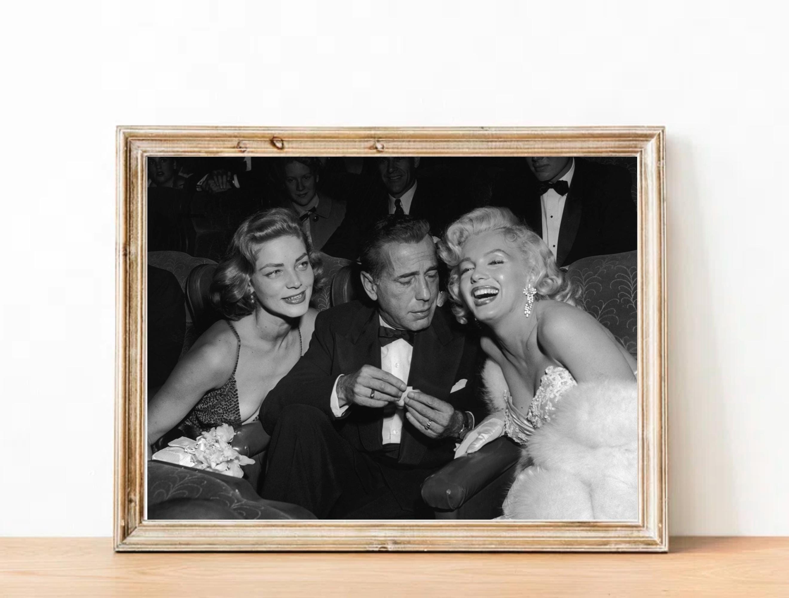 マリリン・モンロー、ローレン・バコール、ハンフリー・ボガートの