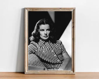 写真　キャサリン・ヘプバーン ポートレート キャサリン・ヘプバーンのスタジオポートレート、1940年頃、ブル作