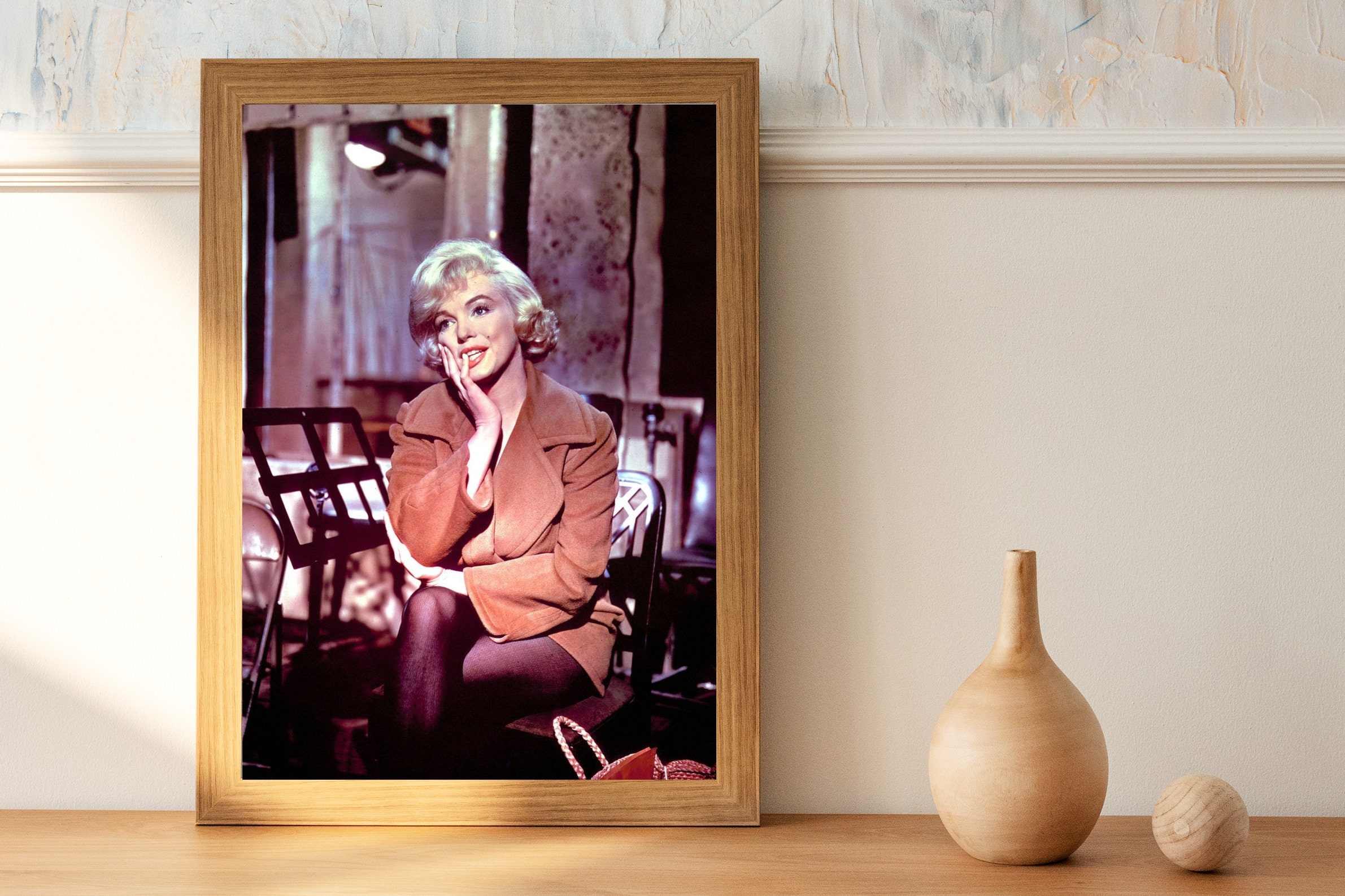 Marilyn Monroe Vintage Photograph - Classic Hollywood Movie Poster - Etsy