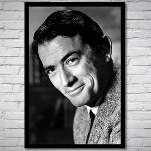 Gregory Peck vintage photograph - retro wall art - Gregory Peck photo print - Old Hollywood elegant posters - Housewarming gift ideas