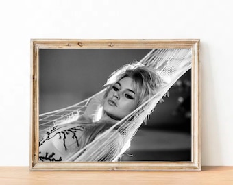 Brigitte Bardot Vintage Photograph - Classic Hollywood Movie Poster