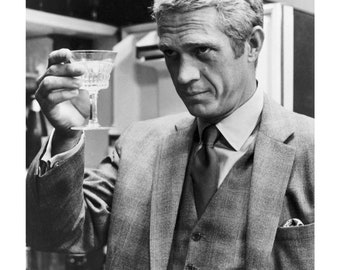 スティーブ・マックイーンのヴィンテージ写真 - クラシックな