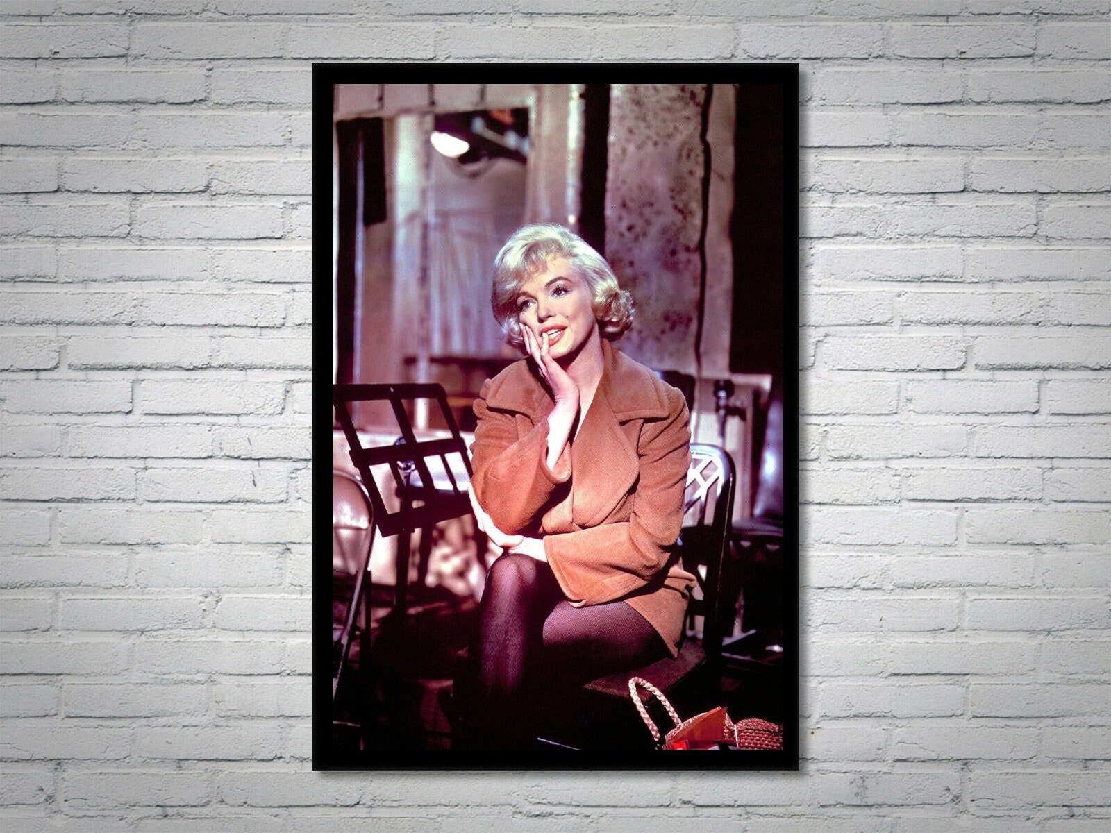 Marilyn Monroe Vintage Photograph - Classic Hollywood Movie Poster - Etsy