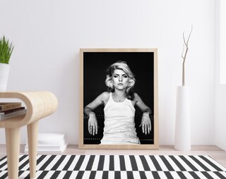 Poster Su Tela Debbie Harry (Blondie) 20x30 Cm: Stampa Artistica Impermeabile E UV Resistente, Ideale Per Camera Da Letto O Ufficio, Senza Cornice.