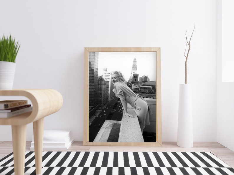 Marilyn Monroe Vintage Photograph - Classic Hollywood Movie Poster - Etsy