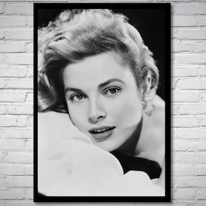Grace Kelly vintage photograph - retro wall art - Grace Kelly photo print - Old Hollywood posters - Housewarming gift ideas