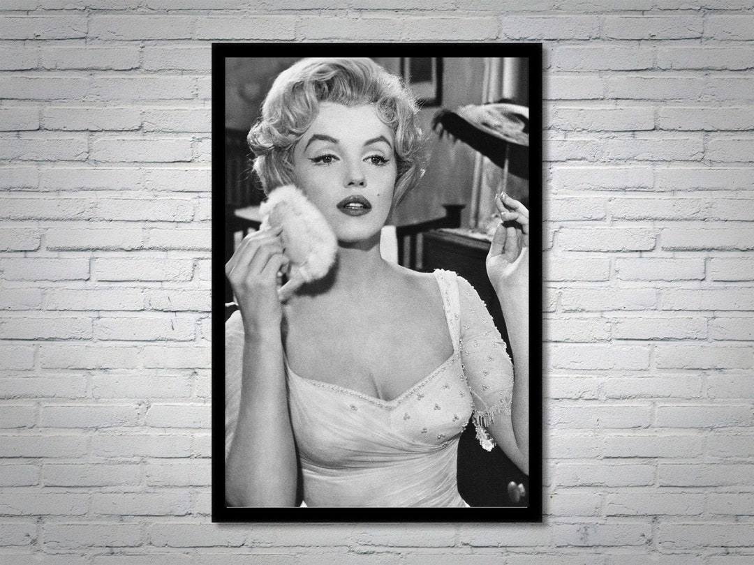 Marilyn Monroe Vintage Photograph Retro Wall Art Marilyn Monroe Photo ...