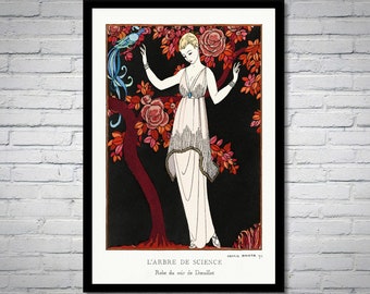 Art Deco Fashion Illustration: George Barbier Parisian Print