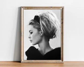 Brigitte Bardot Vintage Photo Print - Classic Hollywood Movie Poster