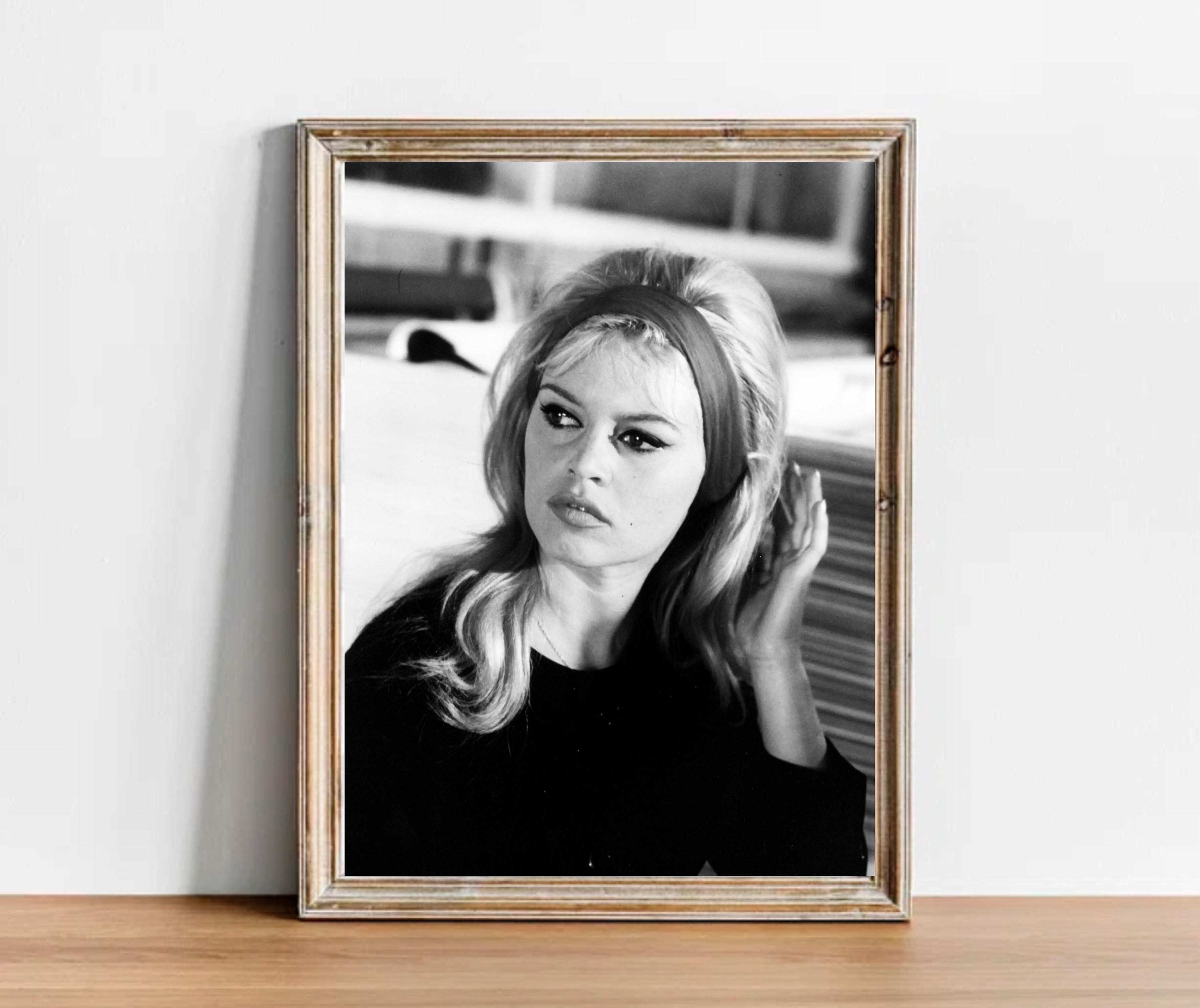 ブリジット・バルドーのヴィンテージ写真プリント - クラシックな