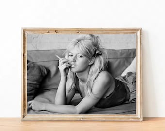 Brigitte Bardot Vintage Photograph - Classic Hollywood Movie Poster