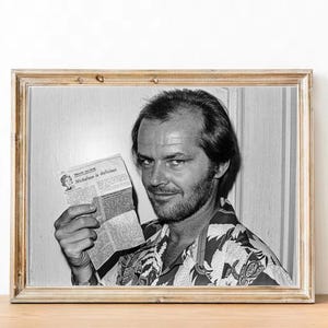 Jack Nicholson Vintage Photograph - Classic Hollywood Movie Poster