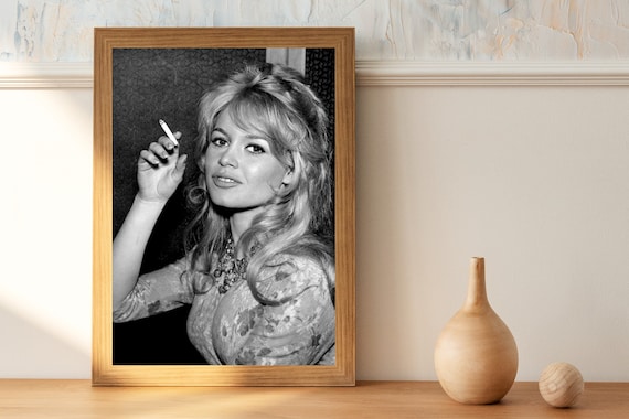 ブリジット・バルドーのヴィンテージ写真プリント - クラシックな
