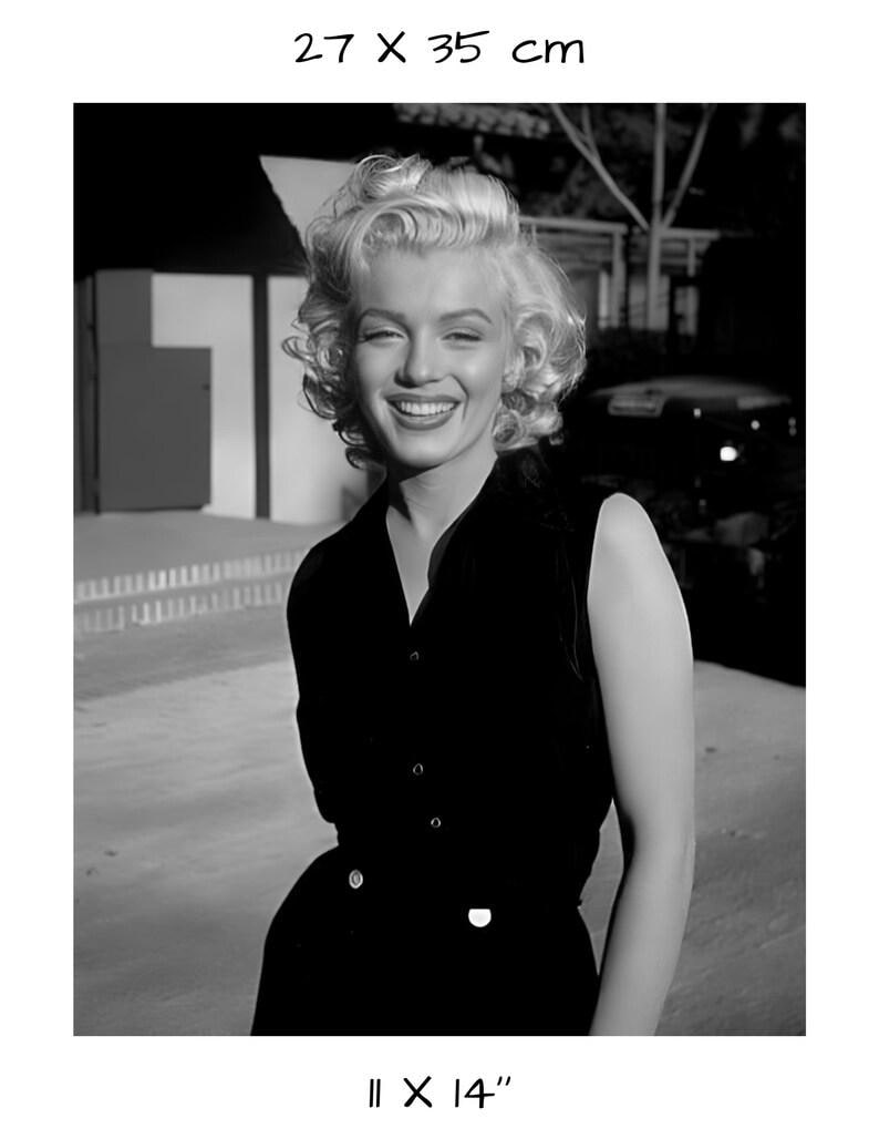 Vintage Marilyn Monroe Photograph - Classic Hollywood Movie Poster ...