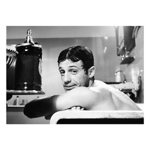 Photographie vintage Jean Paul Belmondo Art mural rétro Impression photo Belmondo Vieilles affiches élégantes d'Hollywood Idées cadeaux de pendaison de crémaillère image 3