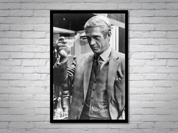 スティーブ・マックイーンのヴィンテージ写真 - クラシックな