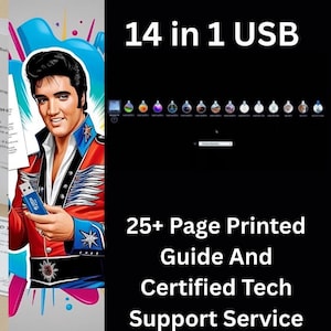 14 in 1 Mac OS Bootable USB Flash Drive 128GB Extensive Guide And Tech Support