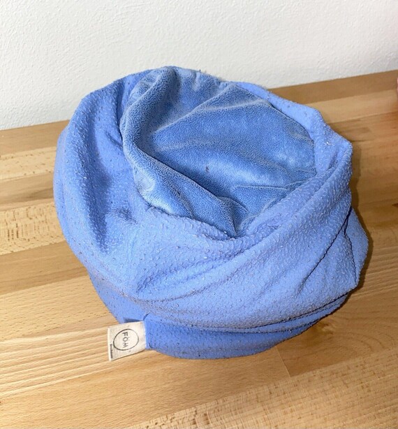 FOM Furee Brookstone Blue Tube Microbead Nylon Plush Stuffed Pillow With Bag Etsy