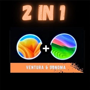 2 in 1 Mac OS Ventura And Sonoma Bootable USB Flash Drive