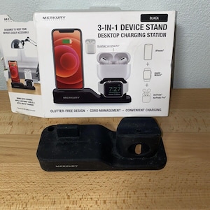 3-in-1 Device Charging Station: iPhone, Apple Watch, AirPods