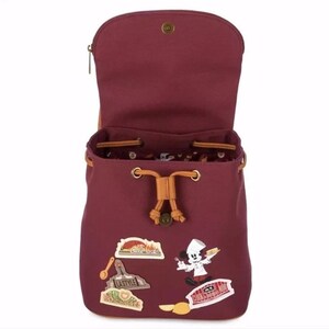 Vintage Disney Micky Maus Loungefly Rucksack California Adventure Food & Wine HTF Bild 2