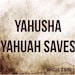 Yahusha Saves