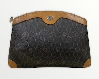 Christian Dior Clutch Brown PVC