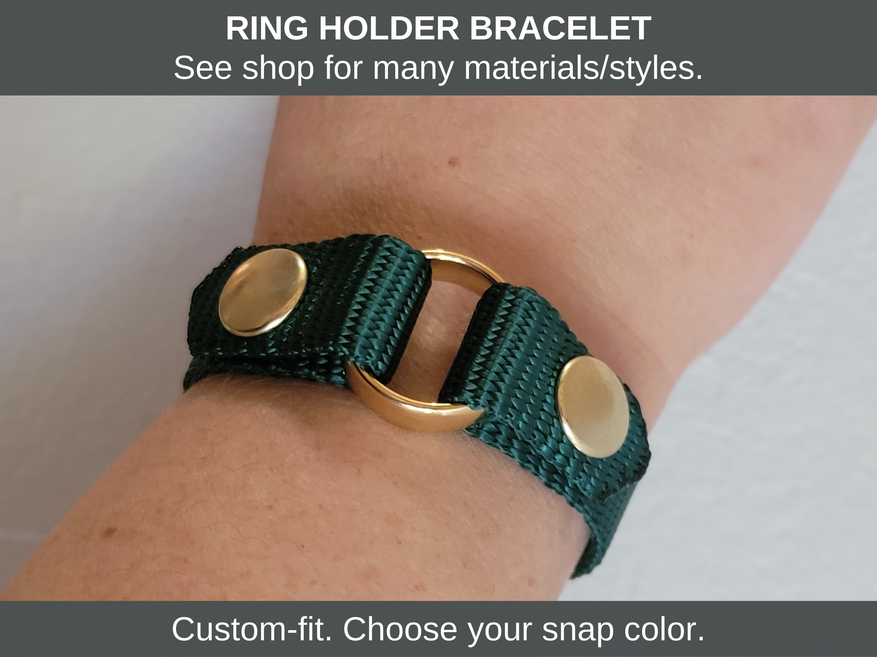 Engagement ring holder bracelet new arrivals