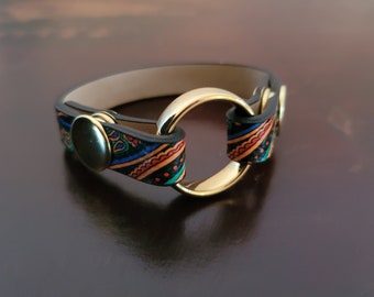 Soporte de anillo de pulsera de viuda / Hermosa pulsera conmemorativa (3/8 de pulgada) / Joyería de duelo / No se puede usar anillo debido al aumento de peso, el embarazo o el trabajo