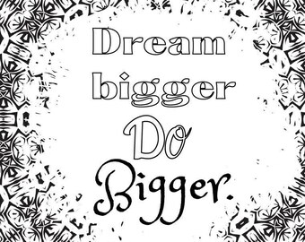 MOTIVATIONAL COLORING PAGES