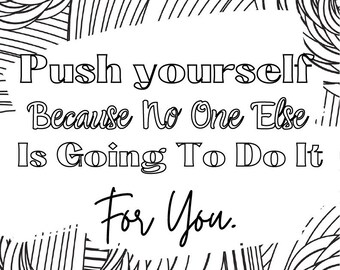 MOTIVATIONAL COLORING PAGES