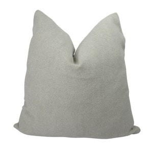 Gray Cotton Perfection Throw Pillow Cover