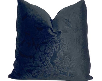 Midnight Bloom Pillow Cover