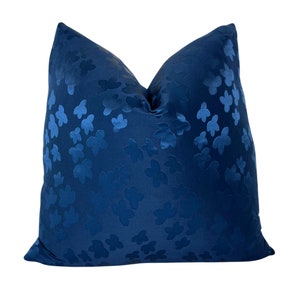 Blue Butterfly Throw Pillow Cover