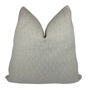 Gray Scott Trellis Design Pillow Cover