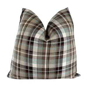 Plaid to Meet You Throw Pillow Cover