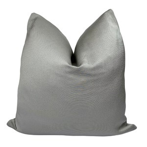 Gray Pin Stripe Throw Pillow Cover